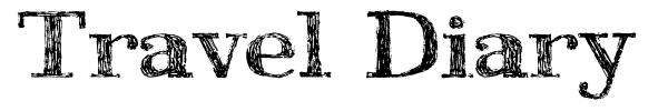 Travel Diary font preview